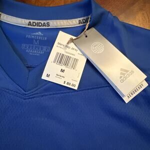 Adidas Men’s Rep Jersey Size M Royal Blue Aeroready NWT